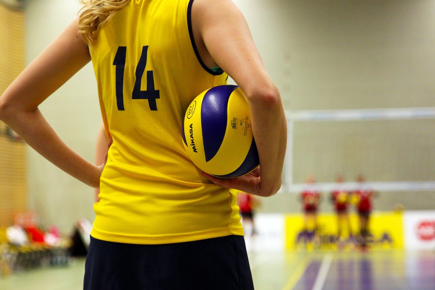 A young athlete being examined during a sports participation physical